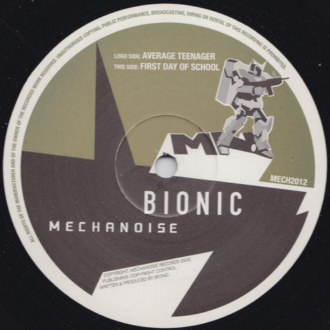Bionic – Average Teenager - VG+ 12" (UK Press) 2003 - Breaks
