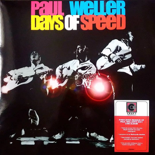 Paul Weller – Days Of Speed (2001) - New 2 LP Record 2021 Craft