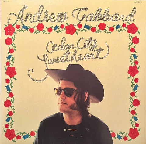Andrew Gabbard – Cedar City Sweetheart - New LP Record 2023 Karma Chief Translucent Yellow & Red Swirl Vinyl & Download - Country Rock / Comsic Country