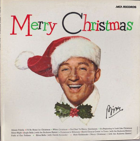 Bing Crosby ‎– Merry Christmas (1955) - VG+ LP Record 1977 MCA USA Vinyl - Holiday / Jazz