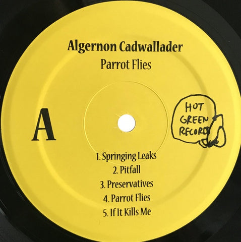 Algernon Cadwallader – Parrot Flies - Mint- LP Record (No Original Cover) 2011 Hot Green USA Black Vinyl - Math Rock / Emo