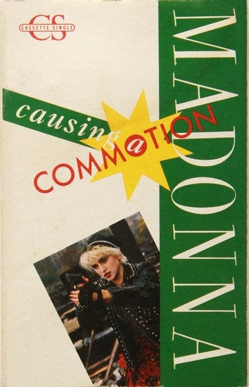 Madonna – Causing A Commotion - VG+ Cassette Single 1987 Sire USA