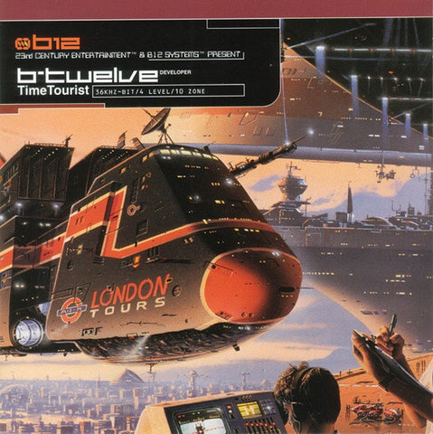 B12 ‎– Time Tourist (1996) - New 2 LP Record 2018 Warp UK Import Black Vinyl, Sticker Sheet,  Booklet and Download - Techno / IDM