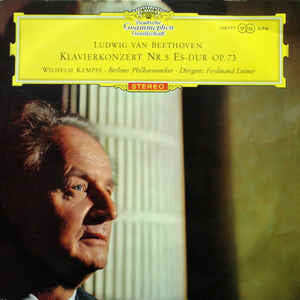 Wilhelm Kempff - Beethoven - Ferdinand Leitner – Klavierkonzert Nr. 5 Es-Dur Op. 73 - Mint- Mono (German Press) 1963 - Classical