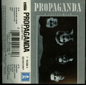 Propaganda – A Secret Wish - Used Cassette 1985 Island Tape - Pop/Electronic
