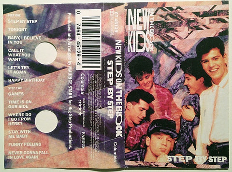 New Kids On The Block – Step By Step - Used Cassette 1990 Columbia Tape - Synth-Pop / Electronic