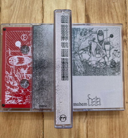 Madam Data - The Gospel Of The Devourer - New Cassette 2021 Purple Tape Pedigree - Black Metal / Experimental / Noise