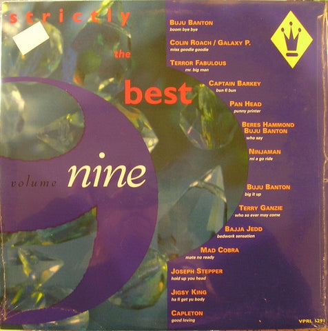 Various ‎– Strictly The Best 9 - VG Lp Record 1993 USA Vinyl - Reggae / Dancehall
