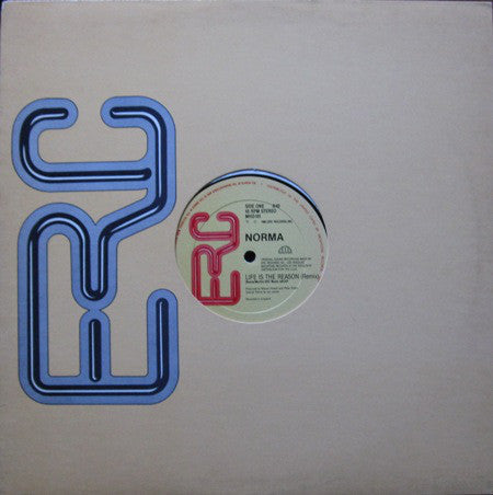 Norma* ‎– Life Is The Reason (Remix) - VG+ 12" Single UK Import 1983 - Italo Disco / Hi NRG