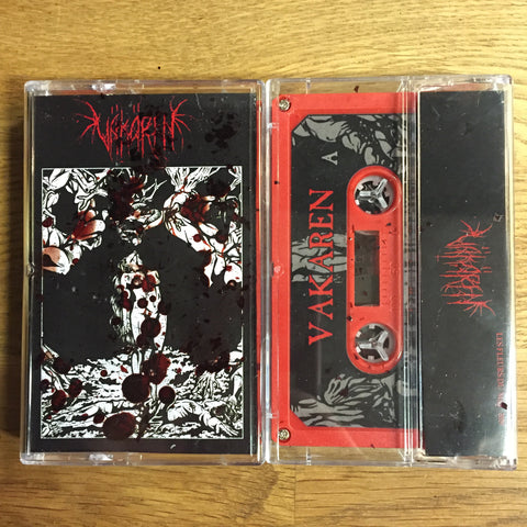 Väkären ‎– Æternum - New Cassette 2018 Disease Ov Mourning Red Tape w/Blood Spattered Case - Depressive Black Metal
