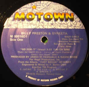 Billy Preston & Syreeta ‎– Go For It - VG+ 12" Single 1979 - Soul / Disco