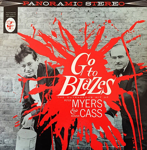 Peter Myers & Ronnie Cass – Go To Blazes - The Outrageous Wit Of... - Mint- Lp Record 1960 USA Stereo Original Vinyl - Comedy