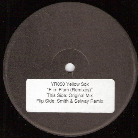 Yellow Sox ‎– Flim Flam (Remixes) - VG+ 12" Single USA Promo - House