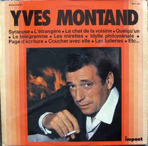 Yves Montand ‎– Yves Montand - M- Lp Impact France - Pop