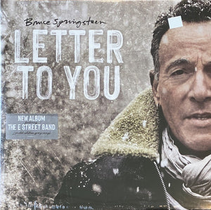 Bruce Springsteen ‎– Letter To You - New 2 LP Record 2020 Columbia USA Grey Etched Vinyl - Rock