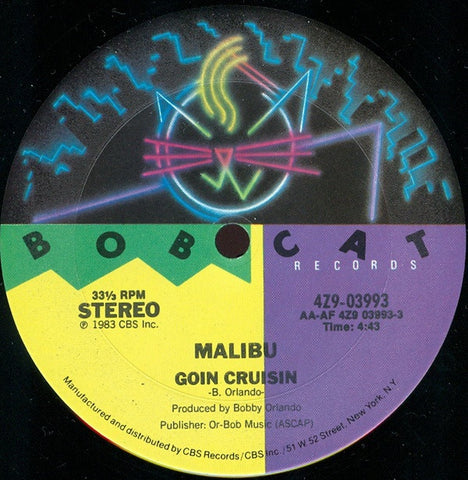 Oh Romeo / Malibu ‎– These Memories / Goin Cruisin - VG+ 12" Single Record 1983 Bobcat USA Vinyl - Hi NRG / Italo Disco