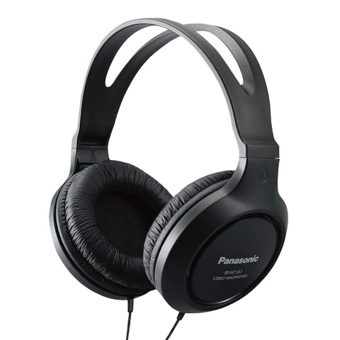 Panasonic Headphones RP-HT161-K Full Sized Over the Ear   (Black)