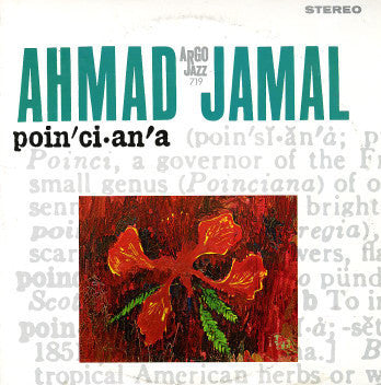 Ahmad Jamal - Poinciana - VG 1963 Mono USA Original Press - Jazz