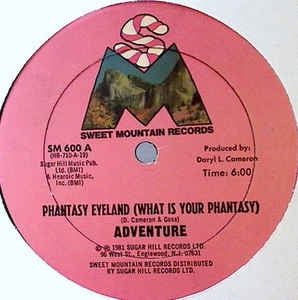 Adventure ‎– Phantasy Eyeland (What Is Your Phantasy) - M- 12" Single Promo 1981 Sweet Mountain Records USA - Funk / Soul
