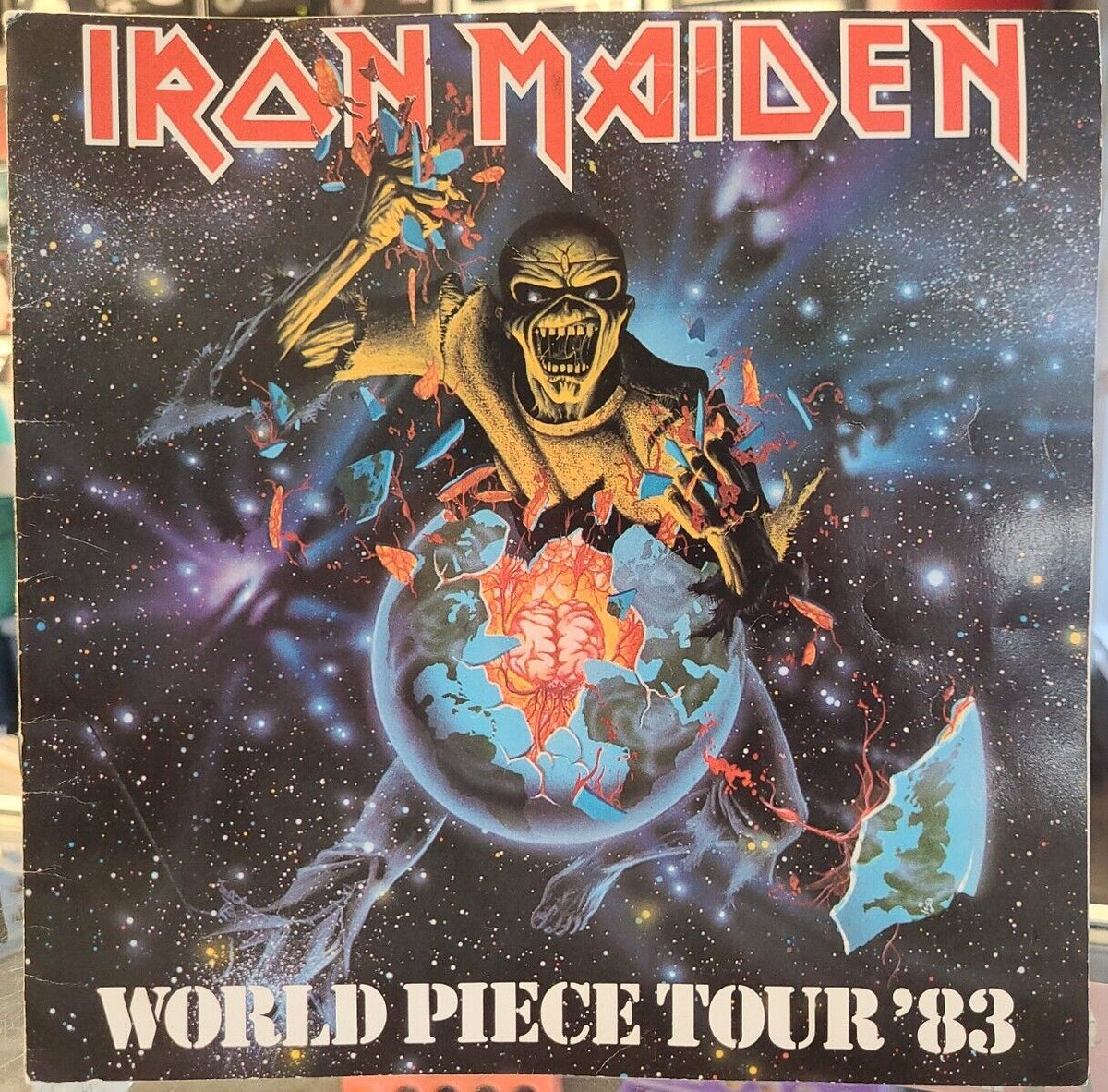 Iron Maiden - 1983 World Piece Tour Program Book with Press Sheets