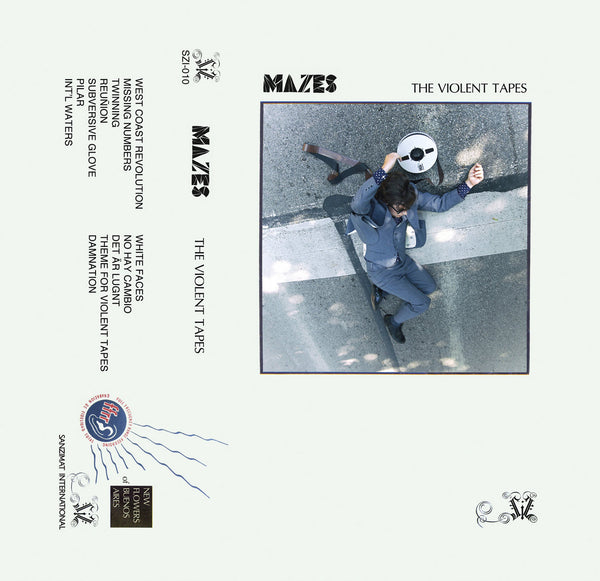 Mazes - The Violent Tapes - Mint- Cassette 2017 Self Released USA Tape - Chicago - Shuga Records