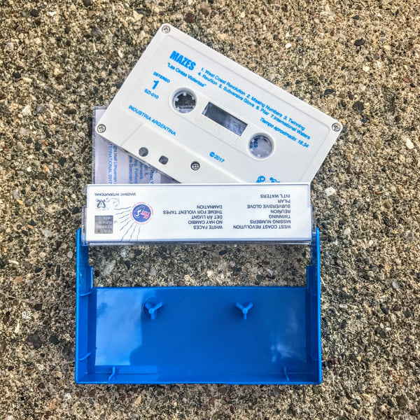 Mazes - The Violent Tapes - Mint- Cassette 2017 Self Released USA Tape - Chicago - Shuga Records