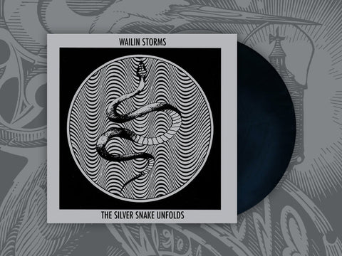 Wailin Storms - The Silver Snake Unfolds - New LP Record 2023 Gilead Media Blue & Black Galaxy Vinyl - Noise Rock / Black Metal / Grunge / Goth