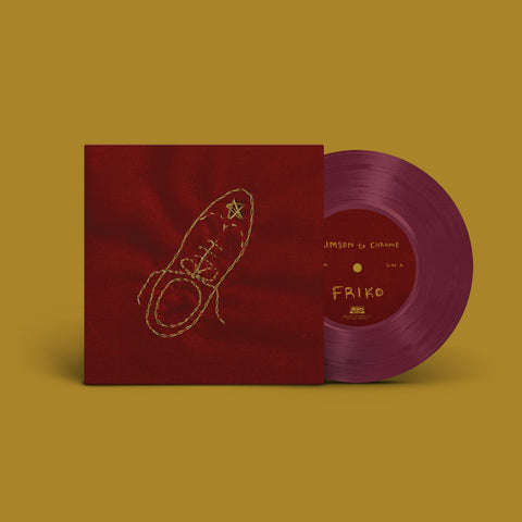 Signed Autographed - Friko – Crimson To Chrome / IN_OUT - New 7" Single Record 2024 ATO Fruit Punch Vinyl -  Chicago Indie Rock
