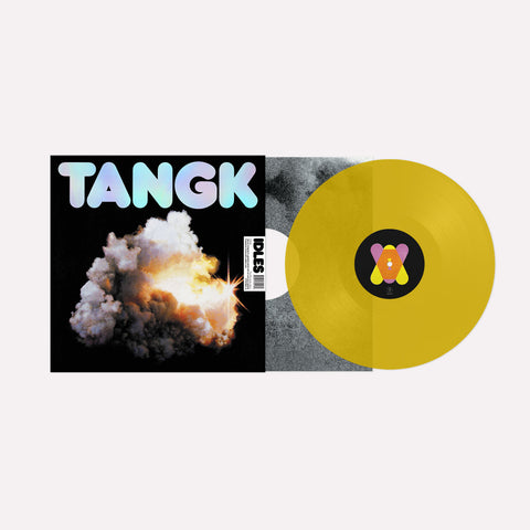 IDLES - TANGK (DELUXE EDITION) - New LP Record 2024 Partisan UK Transparent Yellow Vinyl, Holographic Cover & Booklet - Indie Rock / Post Punk