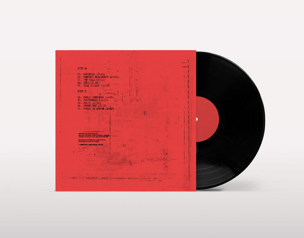 Cafe Racer - Words in Error - New LP Record 2023 Limited Language Black Vinyl - Chicago Shoegaze / Psychedelic Rock / Indie - Shuga Records