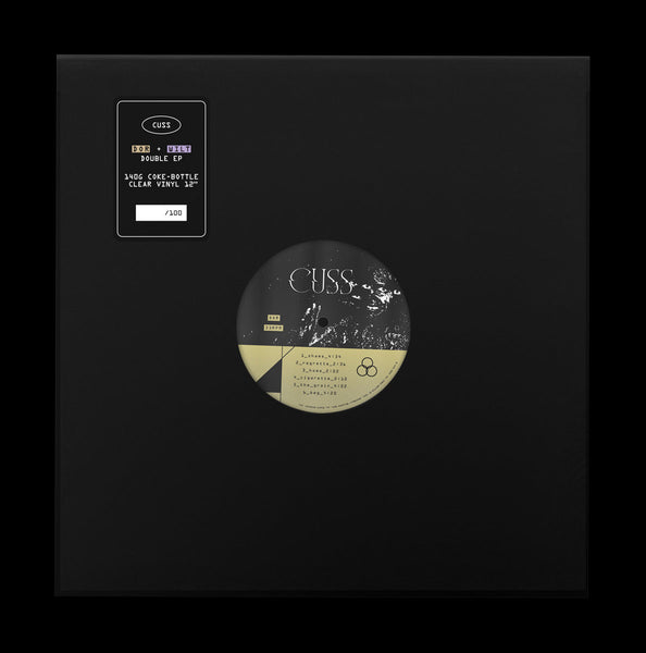 Cuss - DOR + WILT - New LP Record 2024 Self Released Coke Bottle Clear Vinyl & Zine - Chicago Rock / Grunge - Shuga Records
