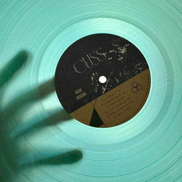 Cuss - DOR + WILT - New LP Record 2024 Self Released Coke Bottle Clear Vinyl & Zine - Chicago Rock / Grunge - Shuga Records