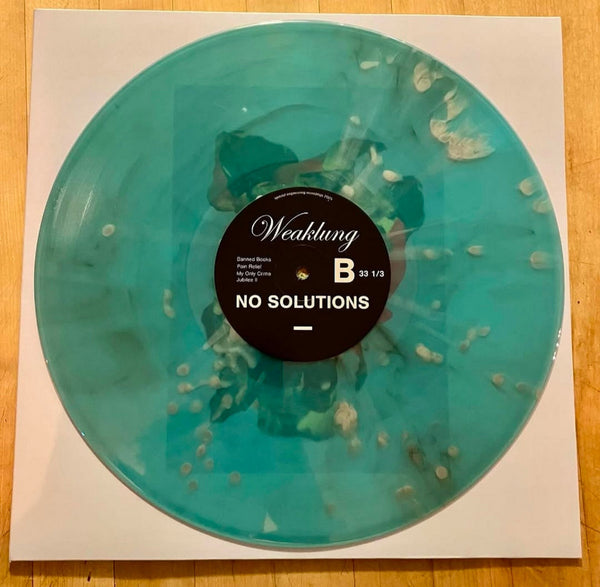 Weaklung - All Problems No Solutions - New LP Record 2025 Spiteful Engineering Sea Glass Blue With Silver Splatter Vinyl - Chicago Rock / Noise Rock - Shuga Records