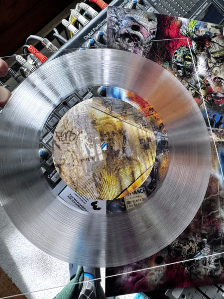 Illusion of Safety - A Braindead Companion - New 8" Lathe Cut EP Record 2025 Self Released Clear Vinyl - Local Electronic / Industrial / Drone / Dark Ambient - Shuga Records