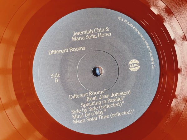 Jeremiah Chiu & Marta Sofia Honer - Different Rooms - New LP Record 2025 International Anthem Battiato Brick Vinyl - Electronic / Experimental / Avant-garde Jazz - Shuga Records