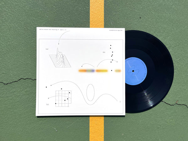 Madeleine Aguilar - we're never not moving in space - New 2 LP Record 2025 Manic Static Vinyl & Risograph Print - Chicago Rock / Singer-songwriter / Experimental - Shuga Records