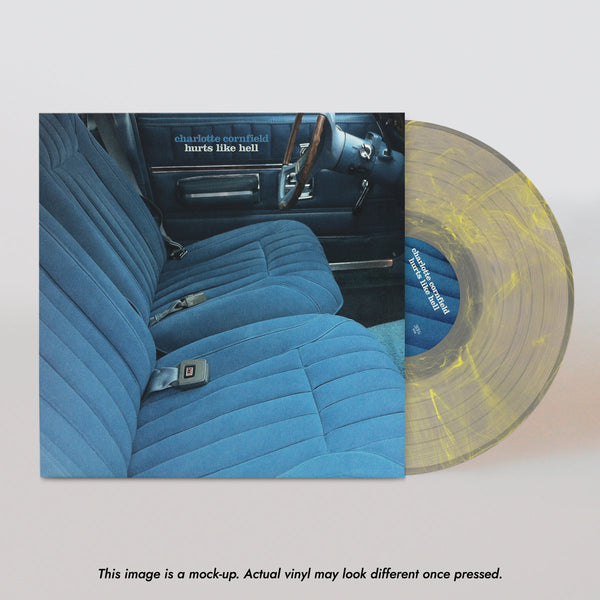 Charlotte Cornfield - Hurts Like Hell - New LP Record 2026 Merge Lightning Swirl Vinyl - Indie Rock / Folk Rock - Shuga Records