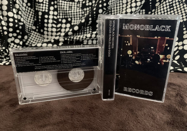 Various - Monoblack X (2015 - 2025) - New Cassette 2026 Monoblack Clear Tape - Chicago Rock - Shuga Records