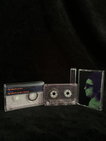 Lavender Haze - My Mind's On Fire - New Cassette 2026 Monoblack Purple Glitter Tape - Chicago Rock - Shuga Records