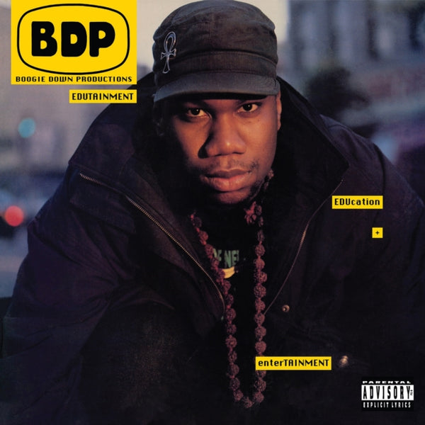 Boogie Down Productions - Edutainment - New 2 LP Record Store Day 2024 Get On Down Black & Yellow Splatter Vinyl - Hip Hop - Shuga Records