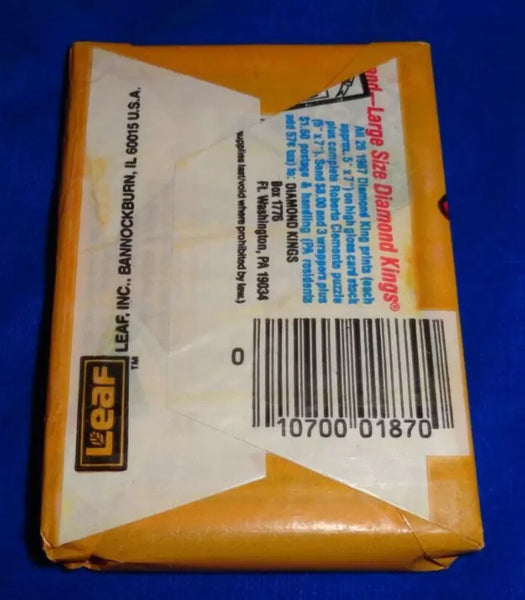 (1) One Pack - New Sealed 1987 DONRUSS MLB Baseball Trading Card Pack - 15 Cards + 3 Puzzle Pieces - Shuga Records