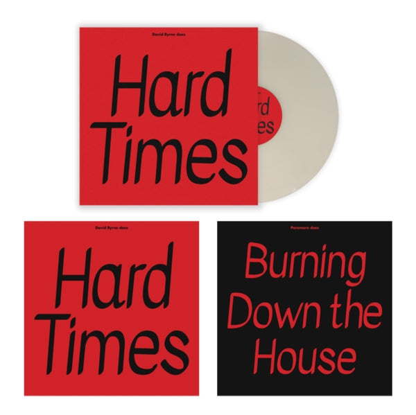 David Byrne & Paramore - Hard Times / Burning Down The House - New 12" Single Record Store Day 2024 A24 Fine Print RSD Natural Vinyl - Alternative Rock - Shuga Records