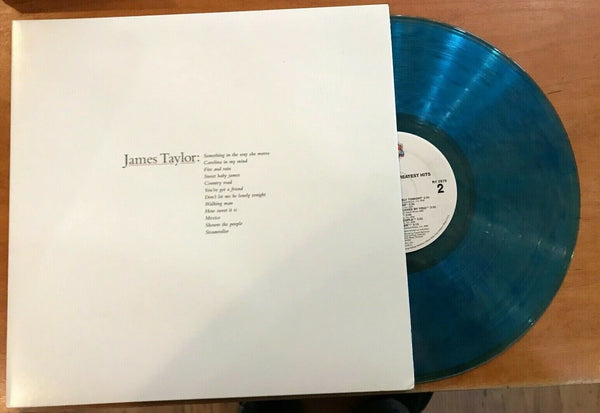 James Taylor - James Taylor's Greatest Hits - Mint- LP Record 2015 Warner Rhino Barnes & Noble Exclusive Blue Vinyl - Soft Rock / Folk Rock - Shuga Records