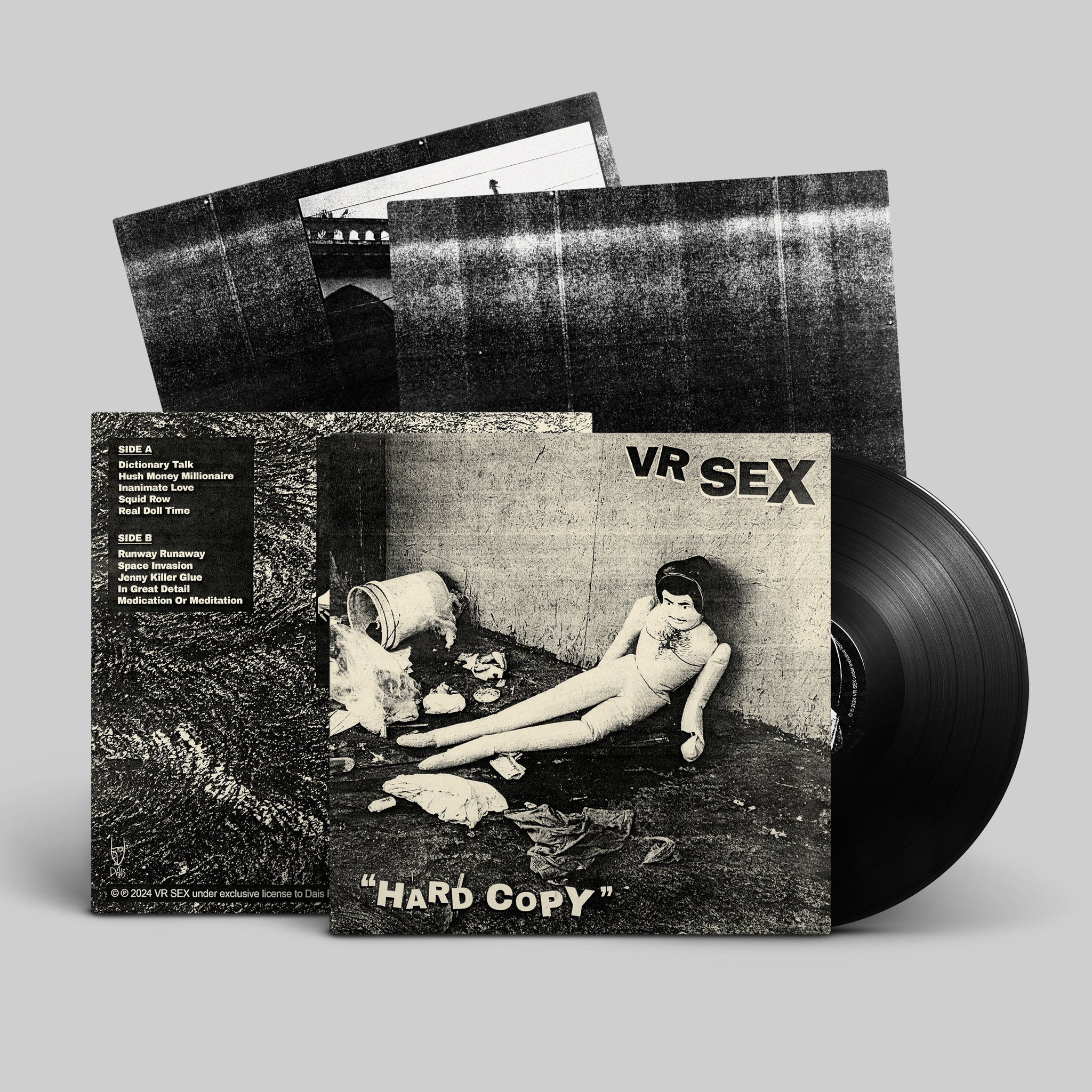 VR SEX - Hard Copy - New LP Record 2024 Dais Vinyl & Download - Punk / New Wave / Acid