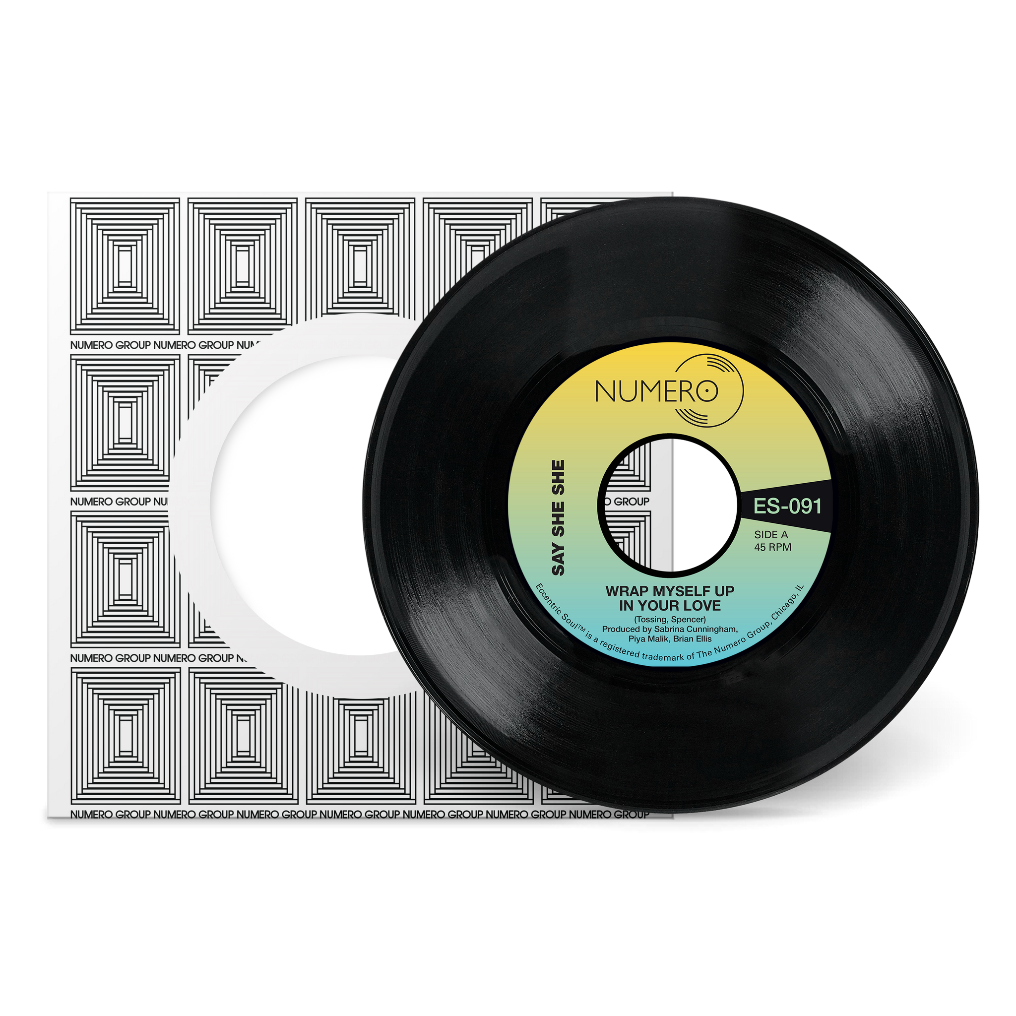 Say She She & Jim Spencer - Wrap Myself Up In Your Love - New 7" Single Record 2024 Numero Group Black Vinyl - Funk / Disco / AOR