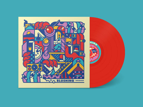 Blushing – Blushing – Sugarcoat - New LP Record 2023 Kanine Translucent Red Vinyl - Indie Rock / Shoegaze