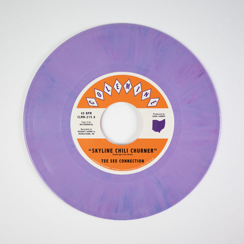 Tee See Connection - Skyline Chili Churner - New 7" Single Record 2024 Colemine Purple Rain Vinyl - Funk / Soul