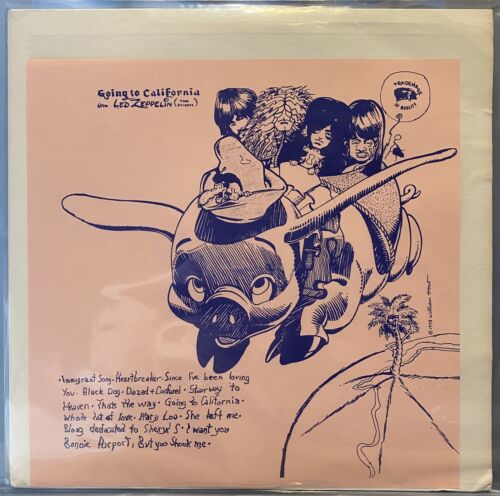 Led Zeppelin - Going To California With Led Zeppelin - VG+ 2 LP Record 1973 Trade Mark Of Quality TMOQ Unofficial USA Black Vinyl - Classic Rock Rock / Blues Rock - Shuga Records