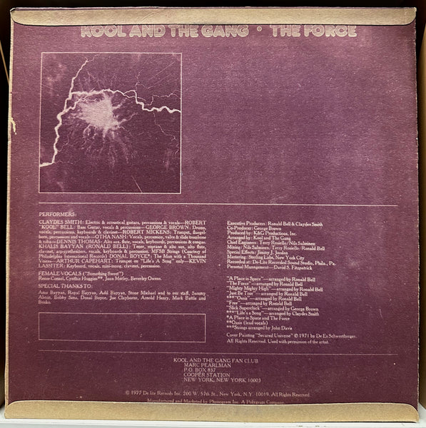 Kool And The Gang – The Force - VG+ LP Record 1977 South Korea Vinyl - Soul / Disco / Funk - Shuga Records