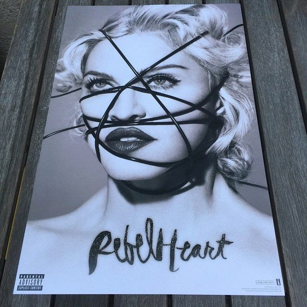 Madonna - Rebel Heart - 2014 Boy Toy Music Poster Promo Flat - 22" x 14" - Shuga Records